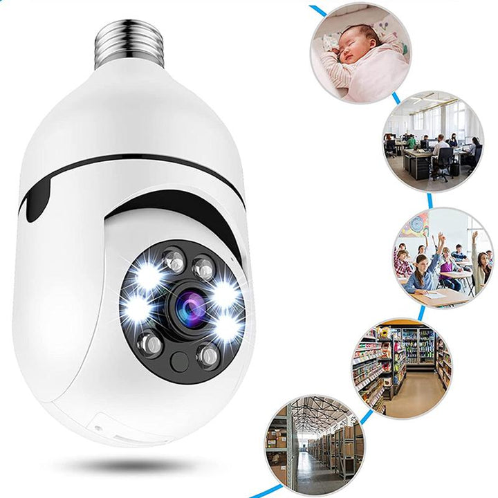 Intelligent wireless WiFi full-color camera with light bulb | Stornfield