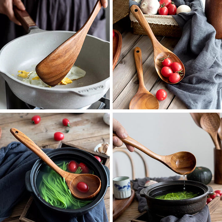 Stornfield | Teak Cutlery Set