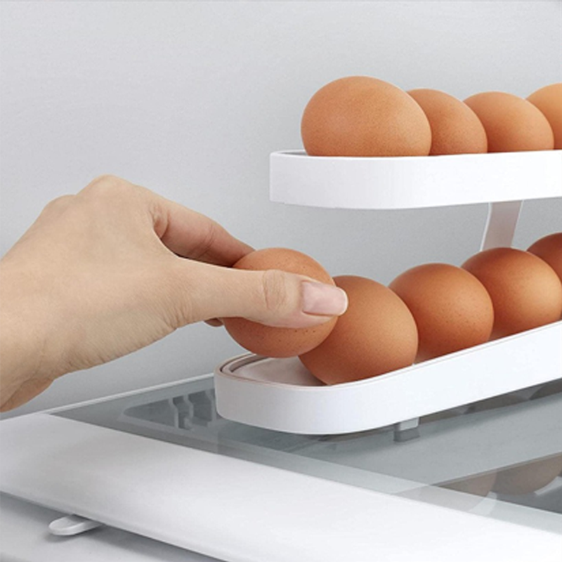 Automatic Scroll Egg Shelf Holder Storage Box | Stornfield