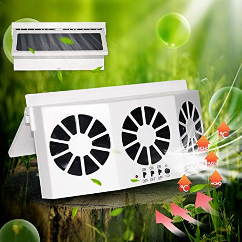 Solar Vehicle Exhaust Fan | Stornfield