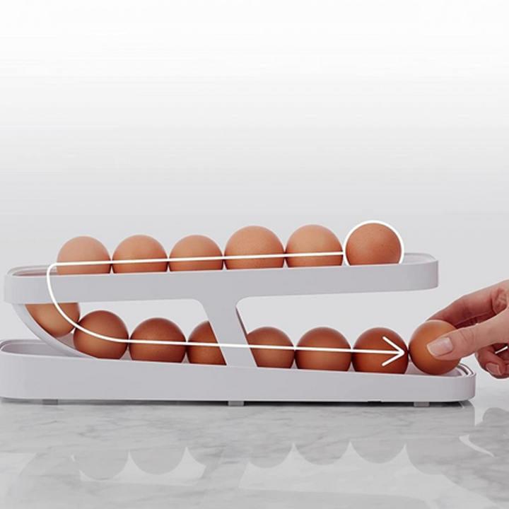 Automatic Scroll Egg Shelf Holder Storage Box | Stornfield