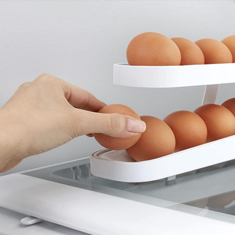 Automatic Scroll Egg Shelf Holder Storage Box | Stornfield