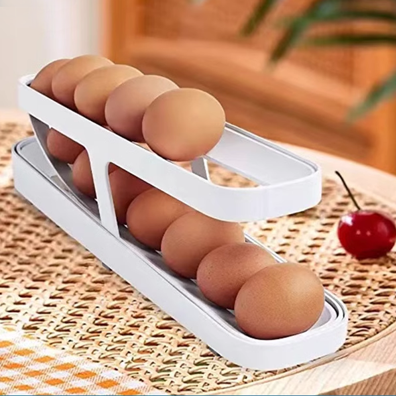 Automatic Scroll Egg Shelf Holder Storage Box | Stornfield