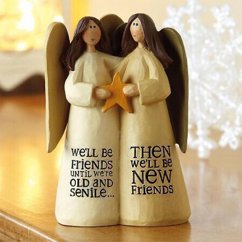 Celebrating Friendship Gifts Statue - Hand-Painted Sculptures Ornament | Stornfield