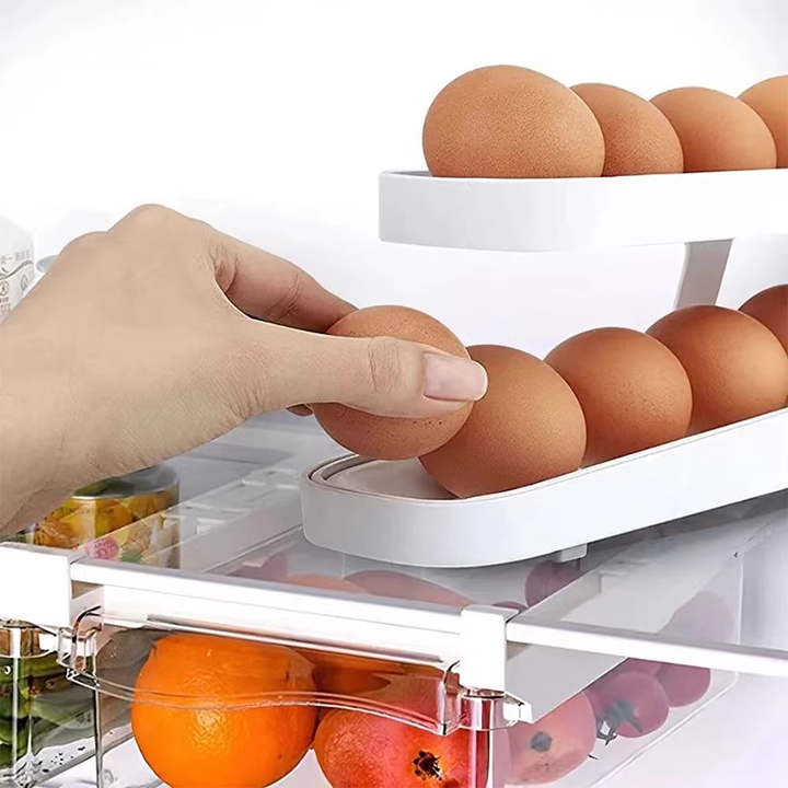 Automatic Scroll Egg Shelf Holder Storage Box | Stornfield