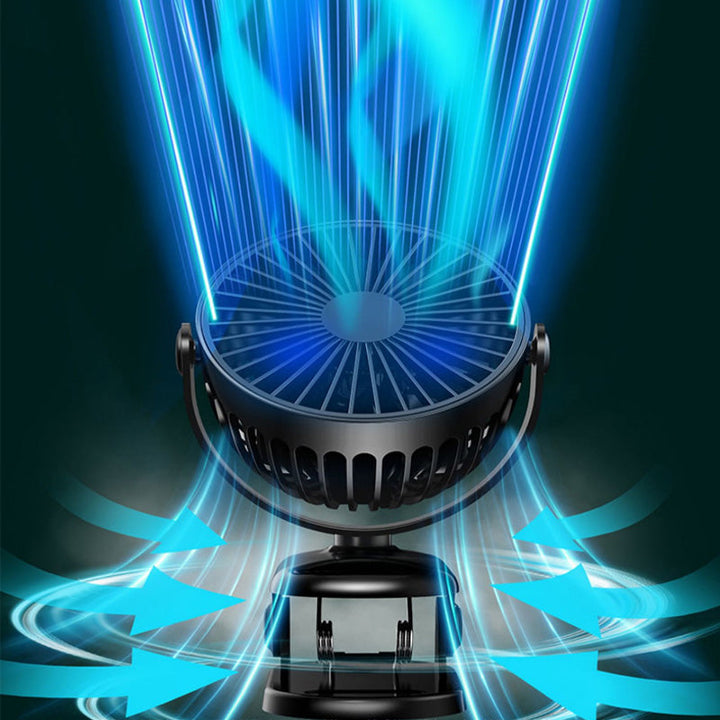 Clip Type USB Rechargeable Mini Electric Fan | Stornfield