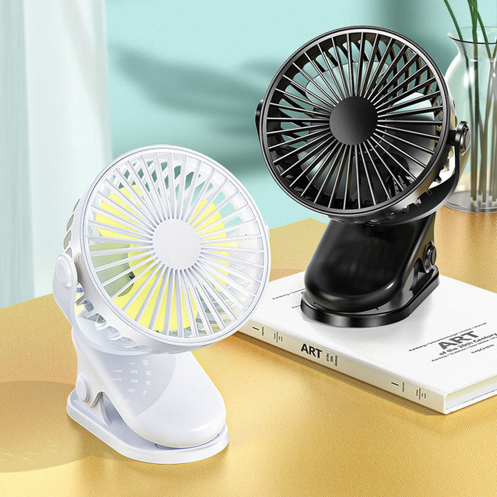 Clip Type USB Rechargeable Mini Electric Fan | Stornfield