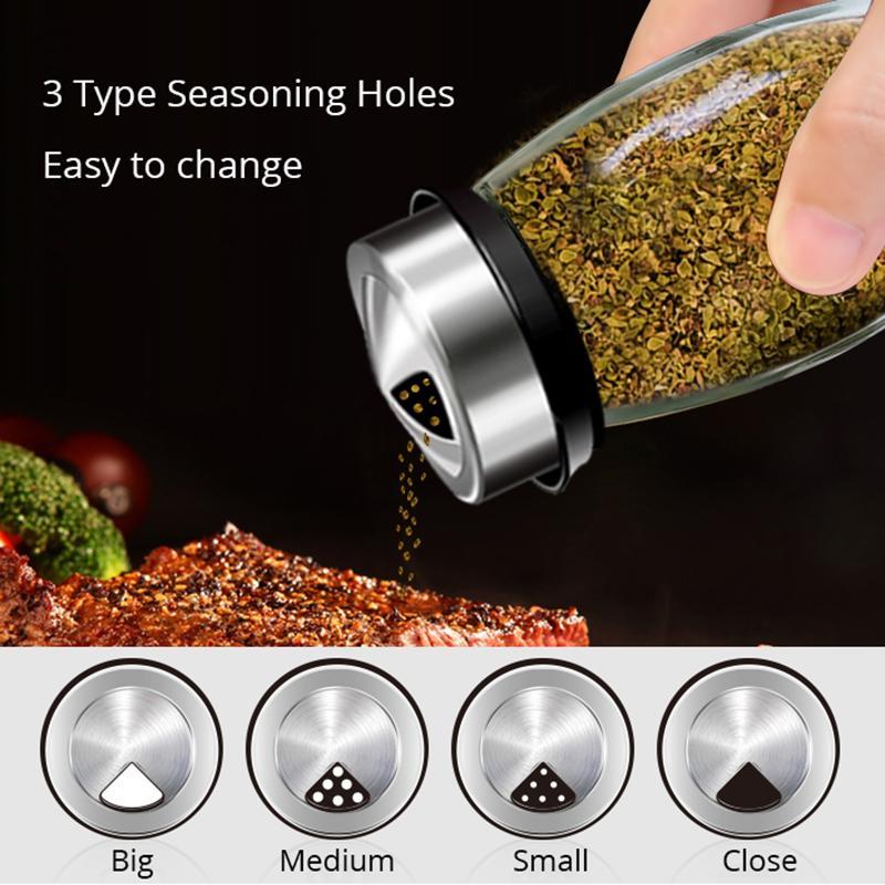 Kitchen Seasoning Jars (3 PCs) | Stornfield