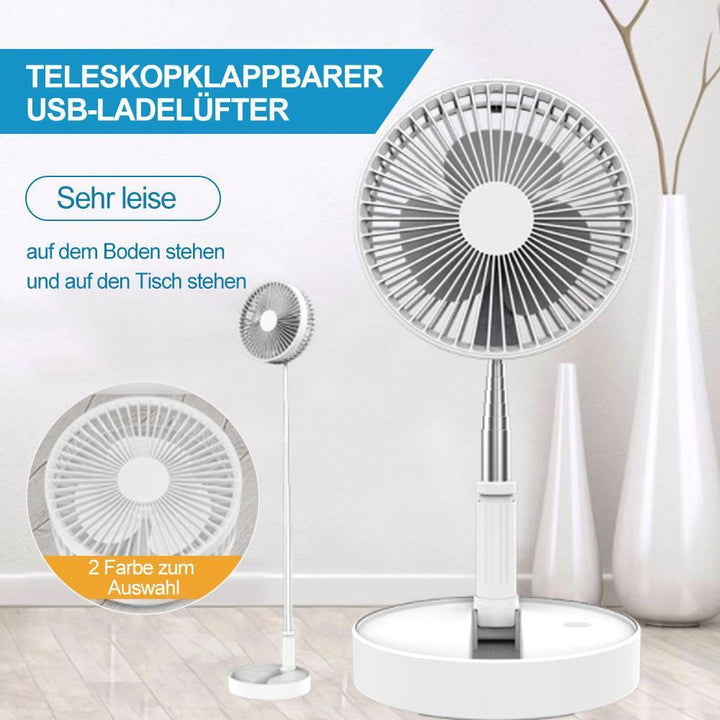Telescope collapsible USB charging fan | Stornfield
