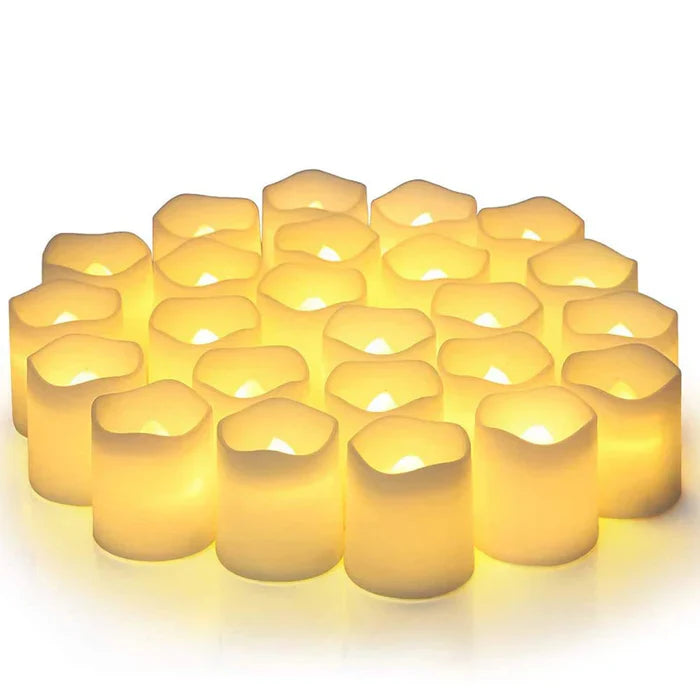 Set of 24 LED Flameless Candles - GlowFlicker | Stornfield