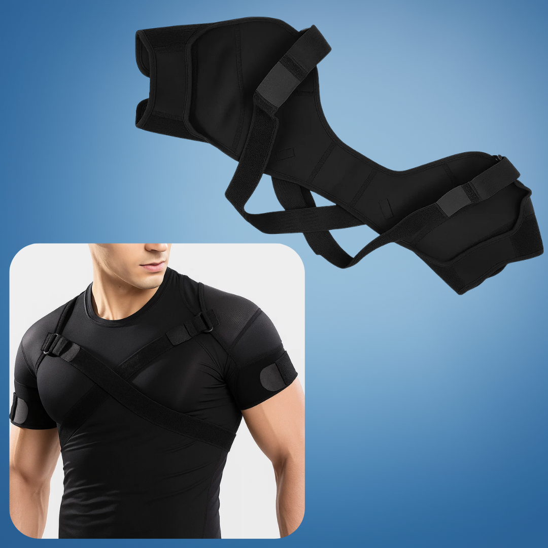 Cross-Compression Stability – Breathable Mesh Comfort – Relieves Shoulder Pain & Improves Posture Stornfield