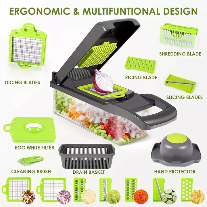 12 in 1 Vegetable Cutter Slicer Grater Chopper Stornfield