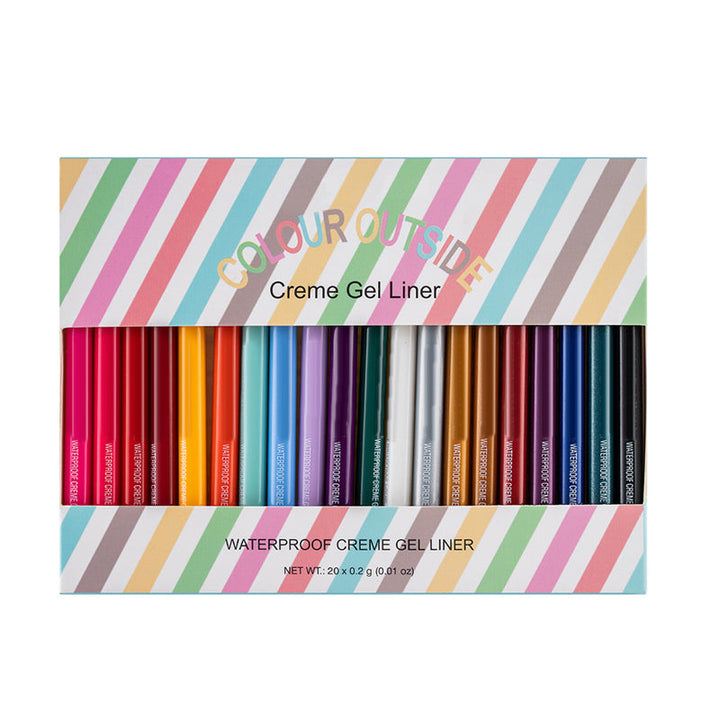 20 PCS Colored Eyeliner Pencil Set | Stornfield