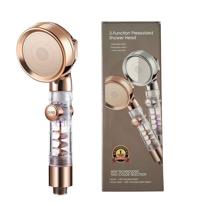 3-Mode Adjustable Turbocharged Shower Head | Stornfield