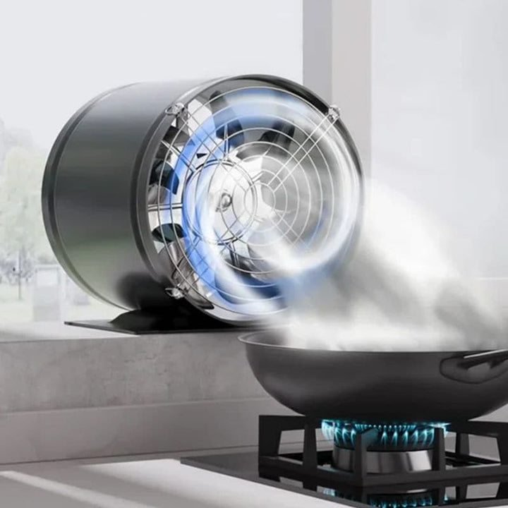 Powerful Silent Extractor Fan – Improve Air Quality and Remove Smoke and Odors for Kitchen and Office | Stornfield