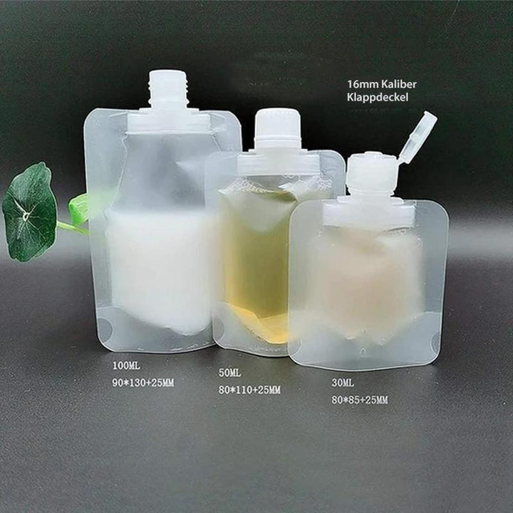 Portable liquid dispenser bags for travel (10 Pcs) | Stornfield