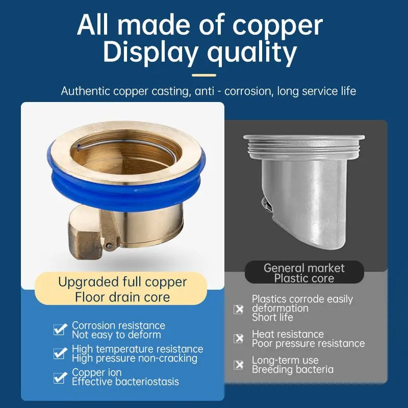 Stornfield | Anti-Odor Drainage Core made of Brass – Reliably Stops Drain & Pipe Odors