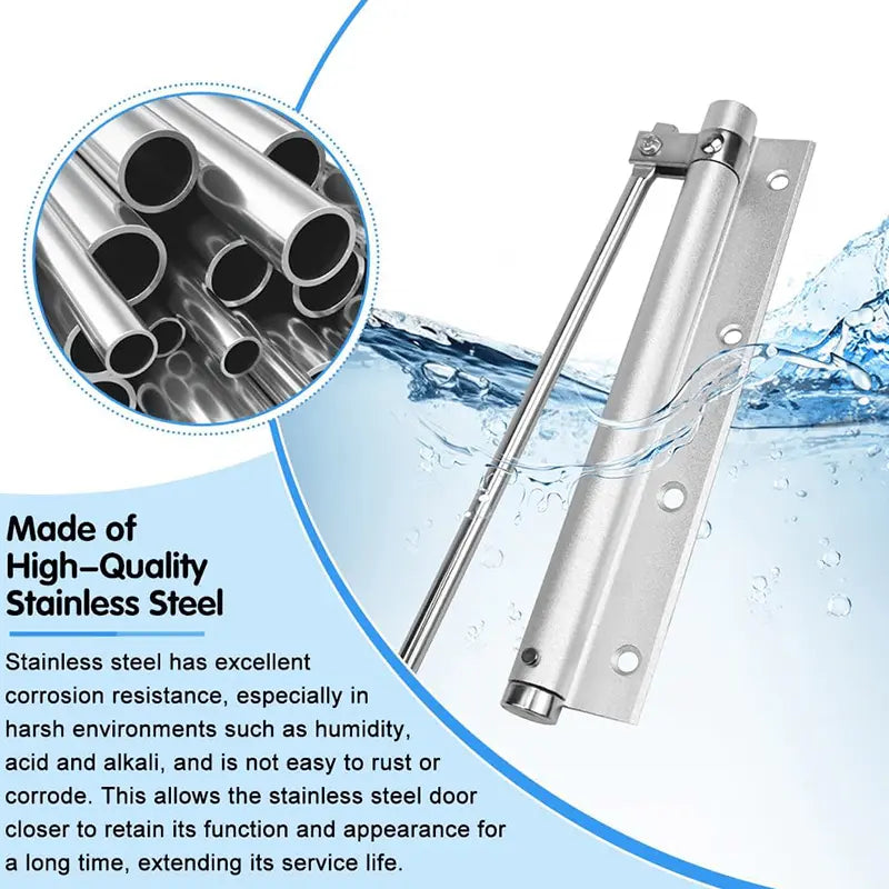 Stornfield | Automatic door hinge with self-reset – Safe & Quiet