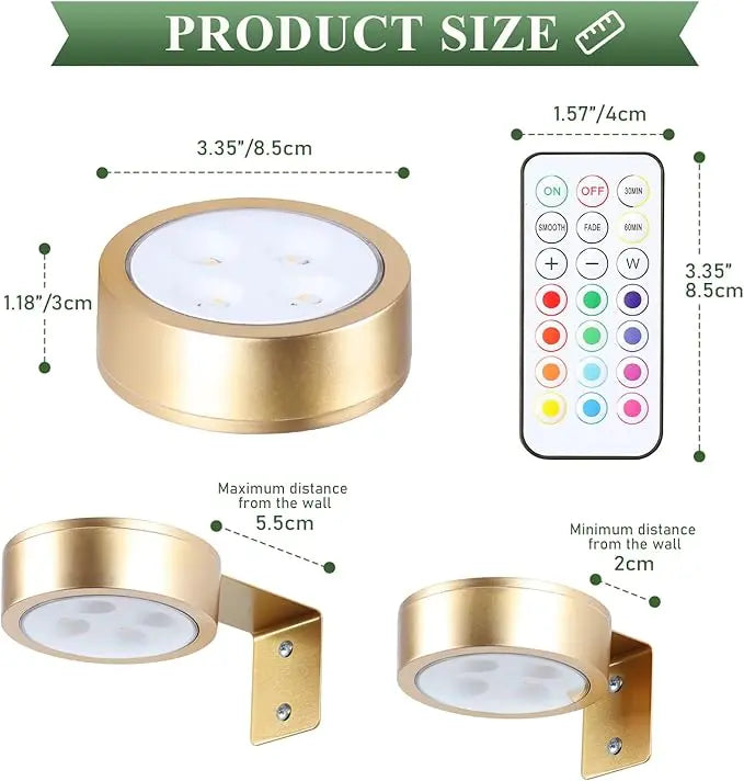 Stornfield | 2000mAh Rechargeable Magnetic Picture Light