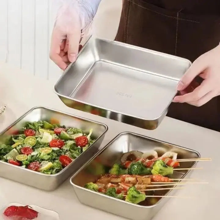 Stornfield | Stainless steel can with lid – stackable & leak-proof