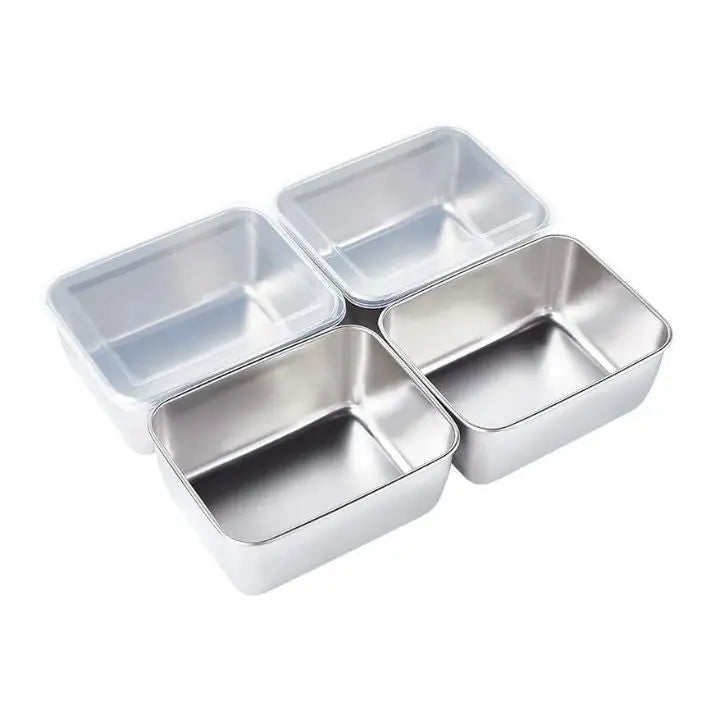 Stornfield | Stainless steel can with lid – stackable & leak-proof