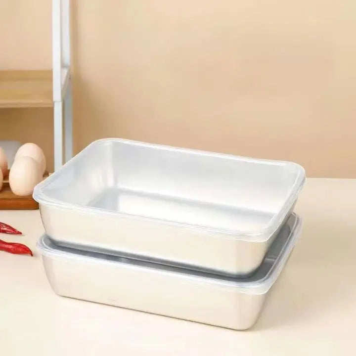 Stornfield | Stainless steel can with lid – stackable & leak-proof