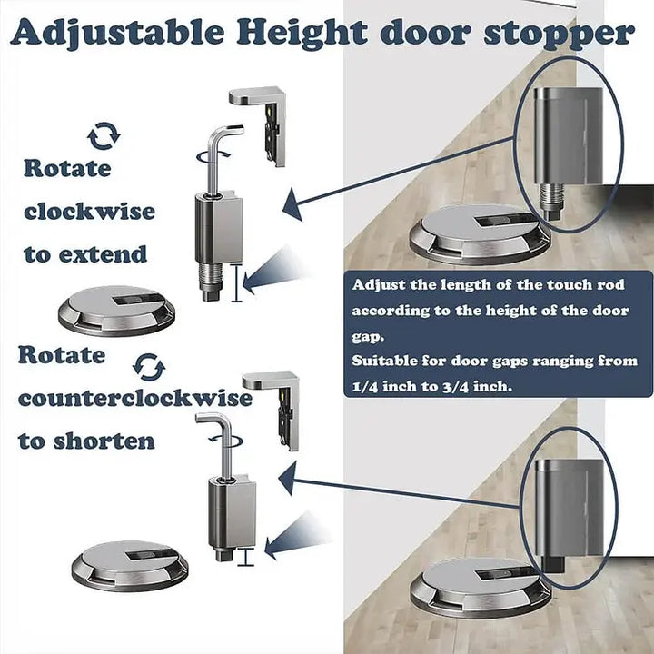 Stornfield | Doorstopper for the floor – Secure your door with ease and style