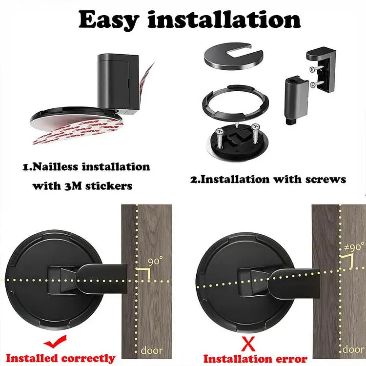 Stornfield | Doorstopper for the floor – Secure your door with ease and style