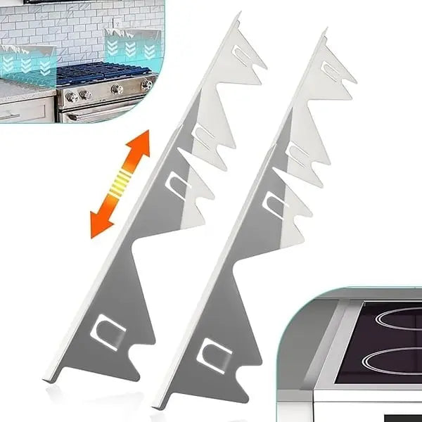 Stornfield | Telescopic cover strips made of stainless steel for stove gaps
