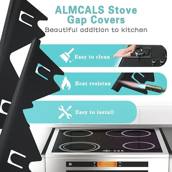 Stornfield | Telescopic cover strips made of stainless steel for stove gaps