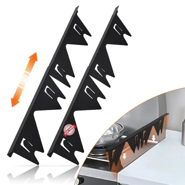 Stornfield | Telescopic cover strips made of stainless steel for stove gaps