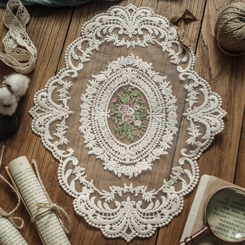 Handmade Crochet Lace Tablecloth Doilies | Stornfield