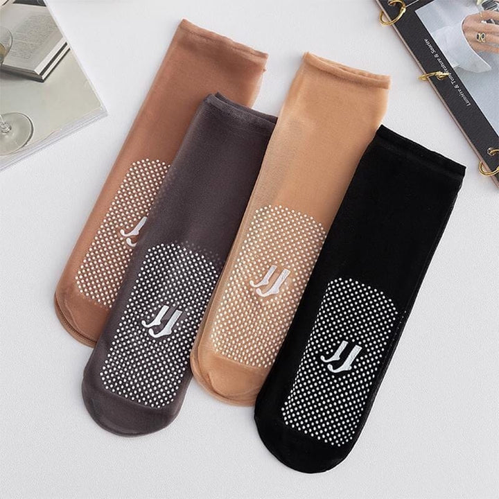 Invisible, Non-slip Crystal Silk Socks | Stornfield