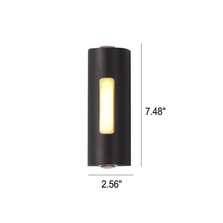 Modern Minimalist Cylindrical Design LED Outdoor Decorative Wall Sconce Lamp | Stornfield