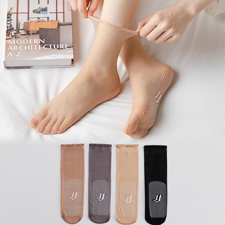 Invisible, Non-slip Crystal Silk Socks | Stornfield