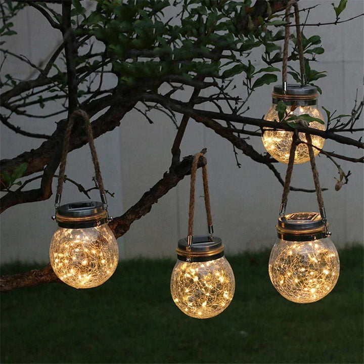 Solar Mason Jar Lamp - Lunara | Stornfield