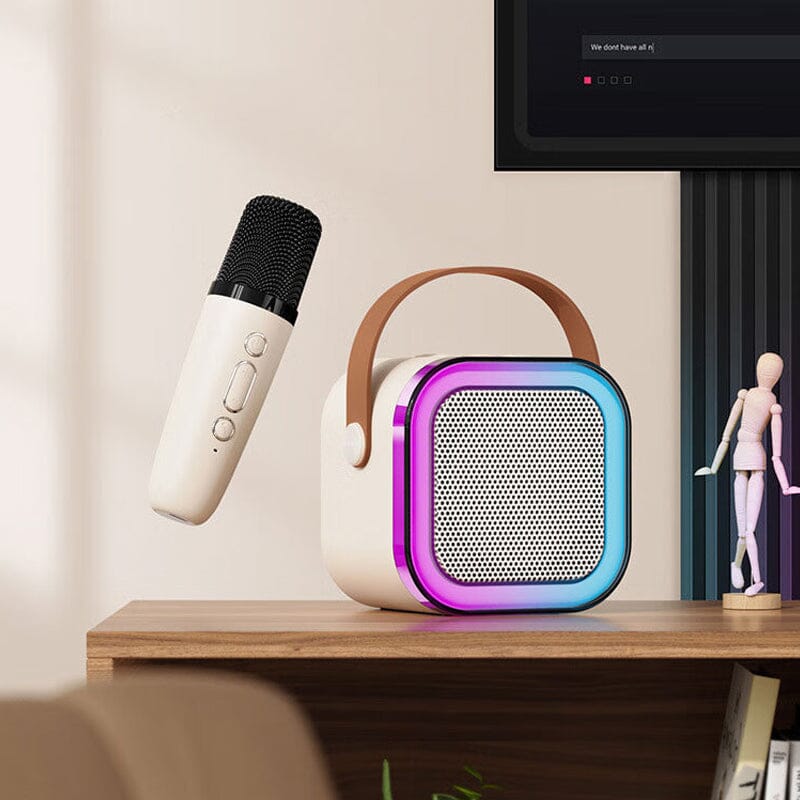 Mini Karaoke Machine with wireless microphones | Stornfield