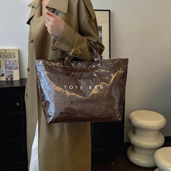 Women Letter Print Tote Bag | Stornfield