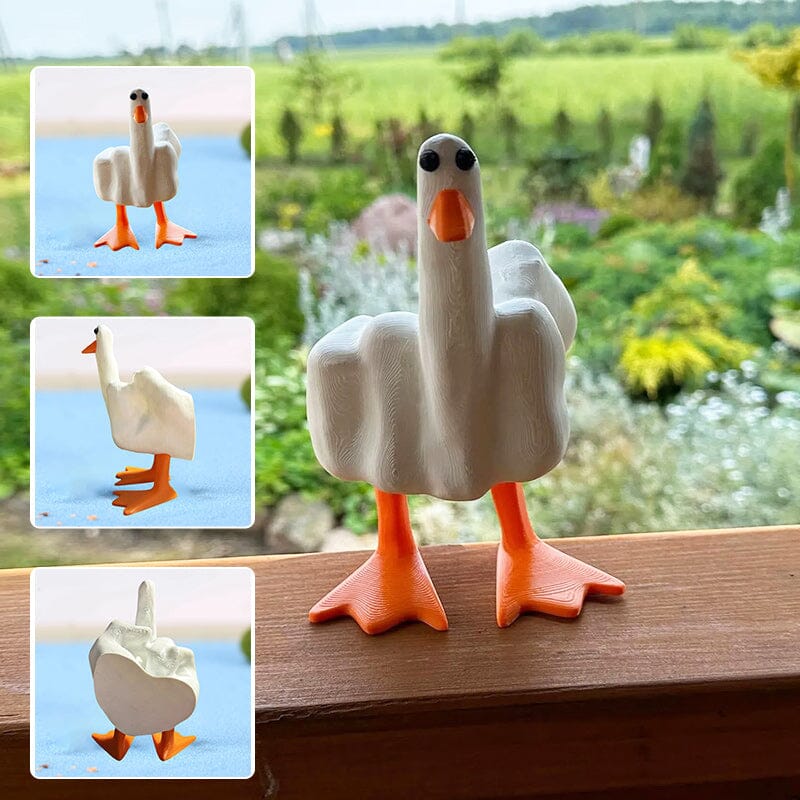 Middle Finger Duck Resin Ornament | Stornfield