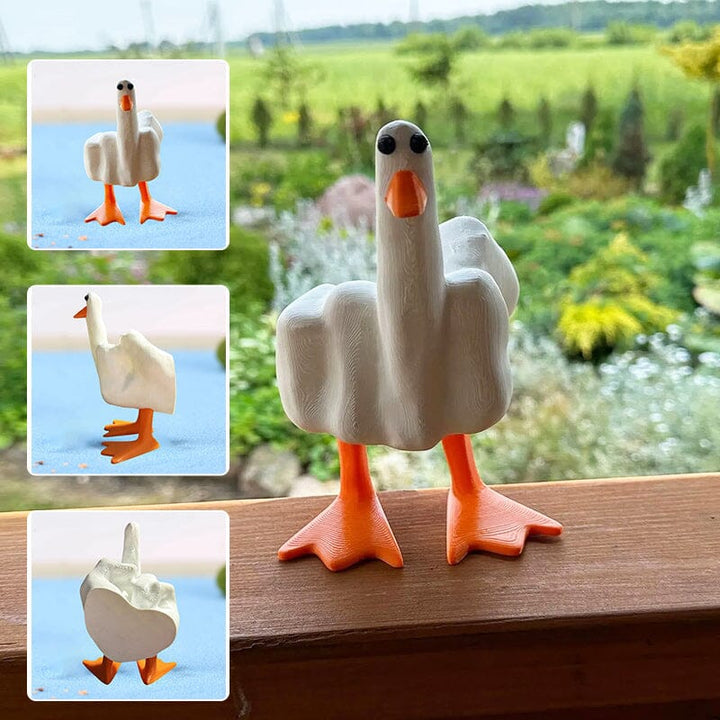 Middle Finger Duck Resin Ornament | Stornfield
