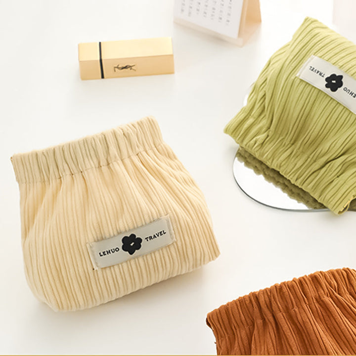 Corduroy elastic tie organizer | Stornfield