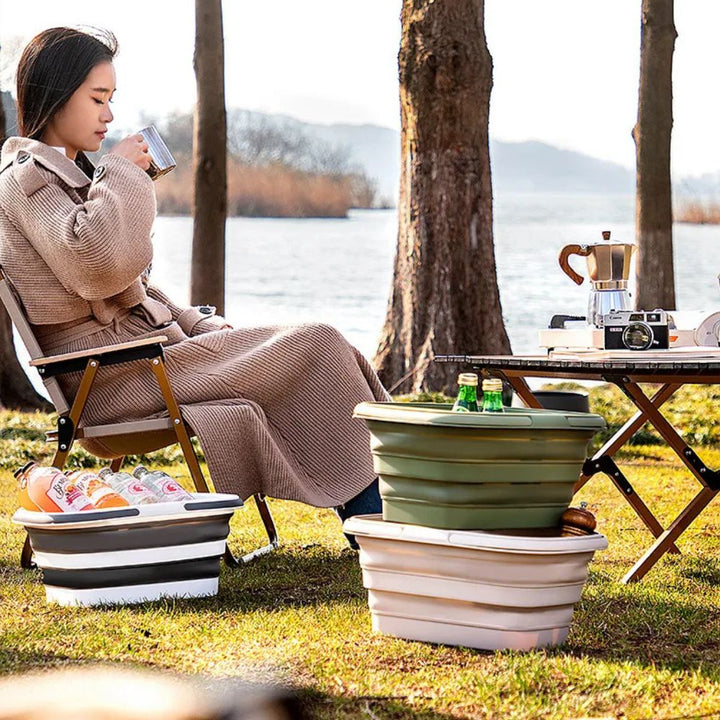 Foldable Ultra Flex Multi-Use Basket – For Camping, BBQ and Household Use | Stornfield
