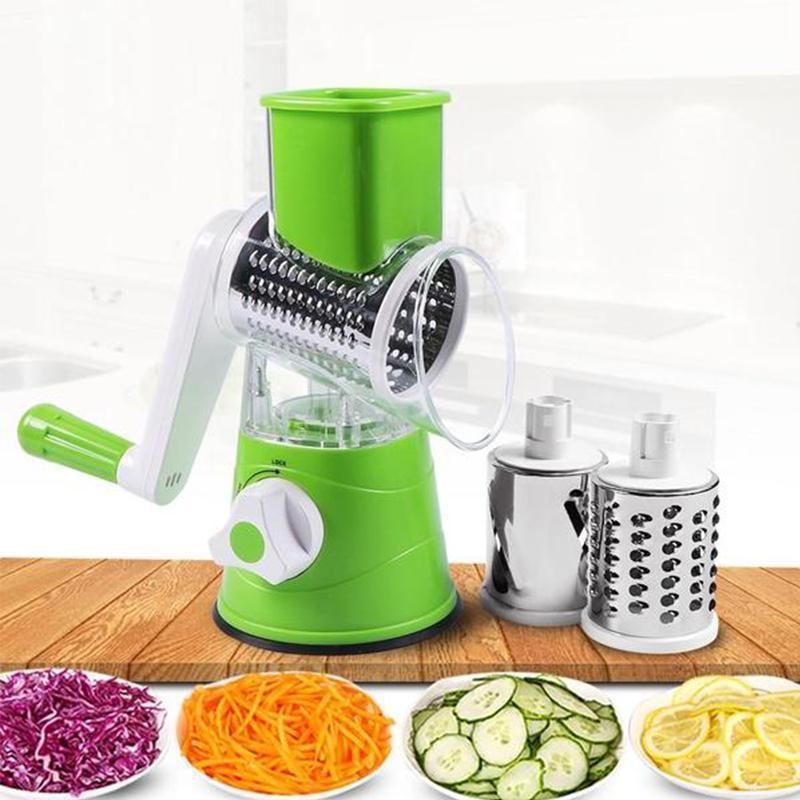 3 in 1 Rotary Cheese Grater Vegetable Slicer | Stornfield