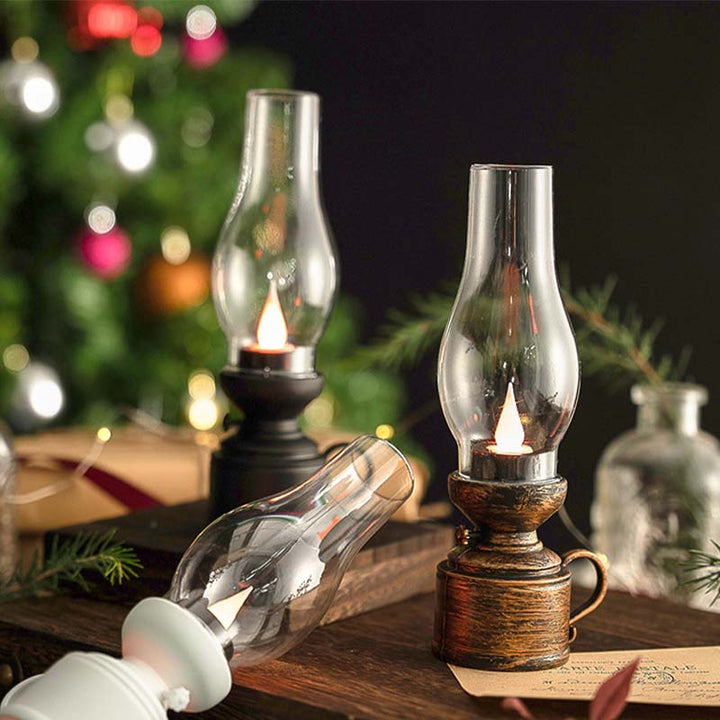 Electronic LED Vintage Oil Lamp | Stornfield
