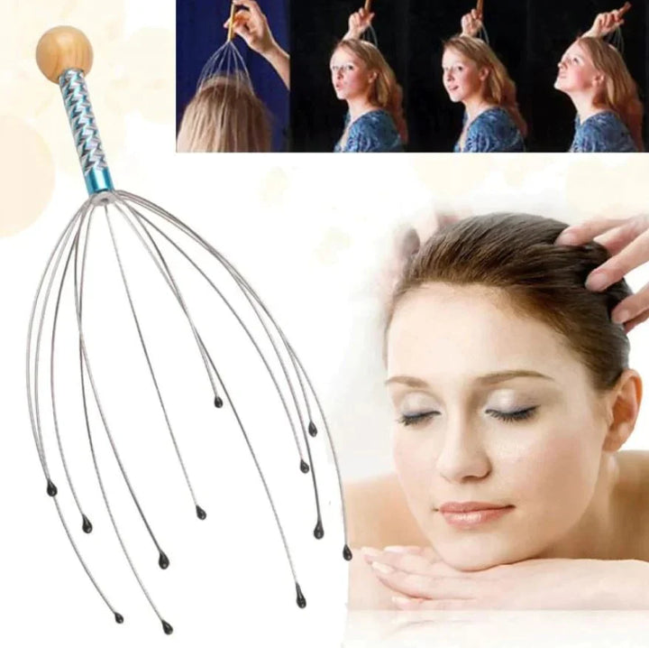 Relaxing Head Scalp Massage Octopus Manual Massager Stornfield