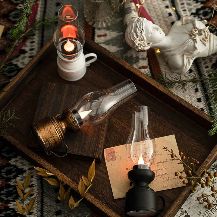 Electronic LED Vintage Oil Lamp | Stornfield