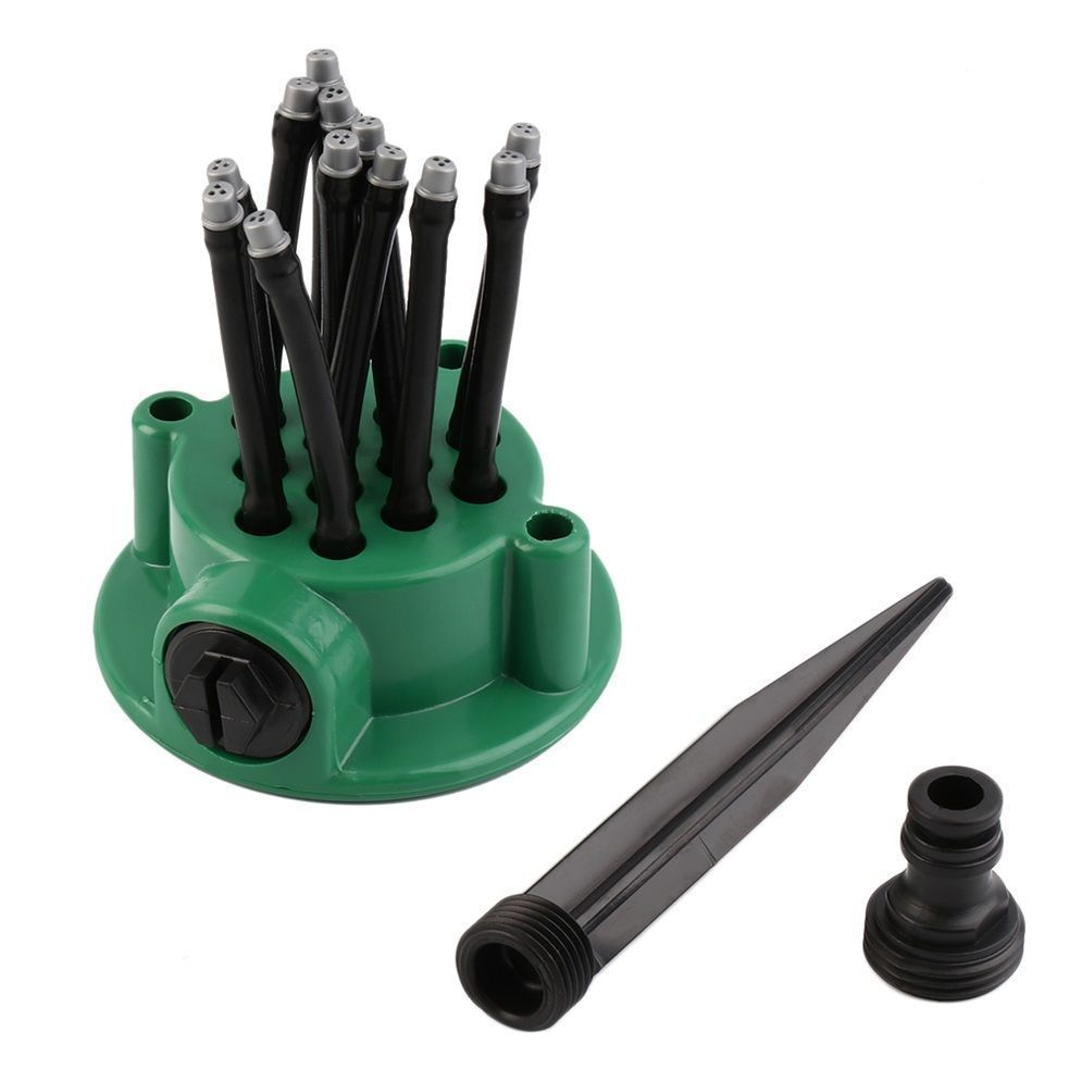 Stornfield | 12-in-1 Garden Irrigation System – Adjustable Sprinkler with 360-Degree Irrigation