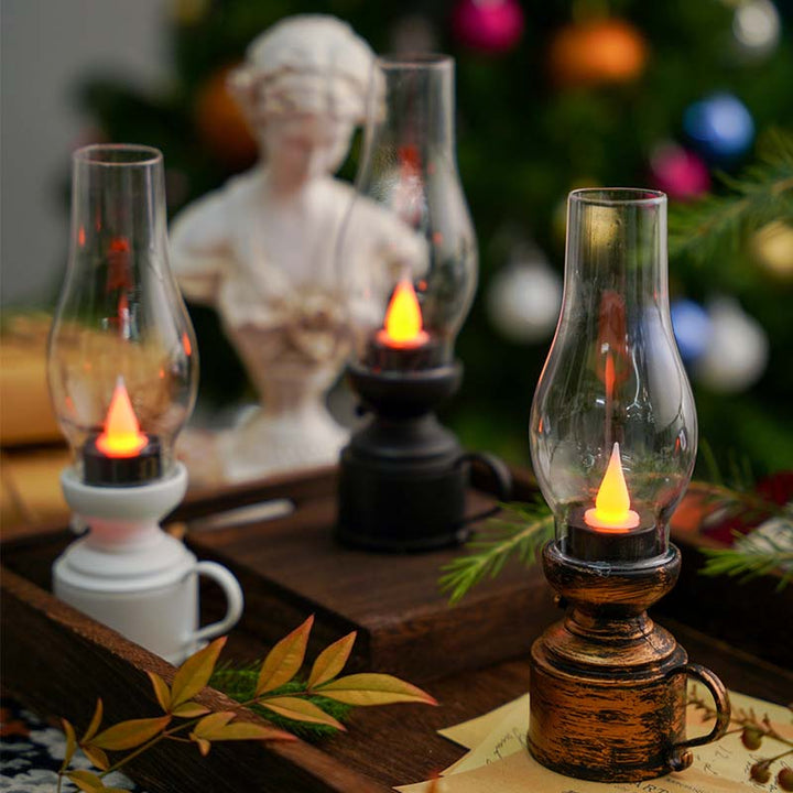 Electronic LED Vintage Oil Lamp | Stornfield