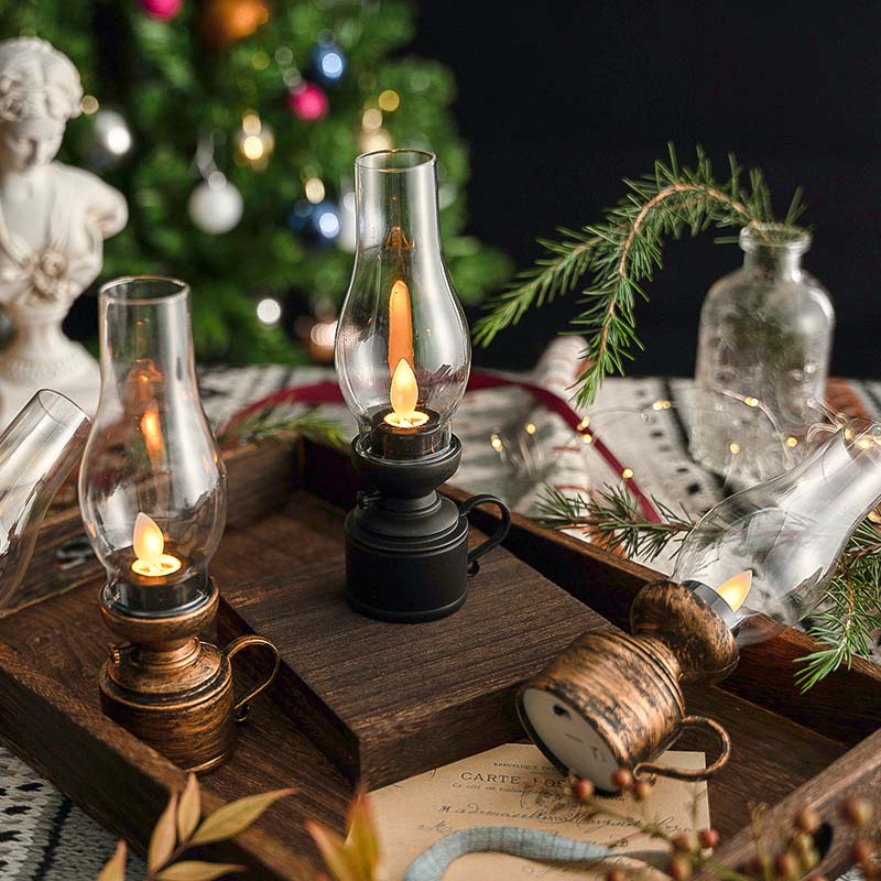 Electronic LED Vintage Oil Lamp | Stornfield