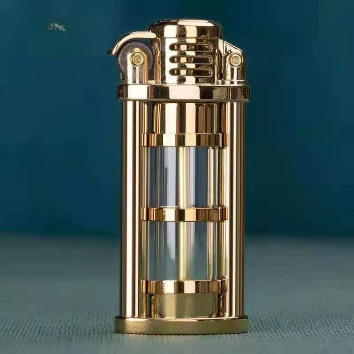 Transparent Windproof Metal Kerosene Flame Fusion Lighter | Stornfield